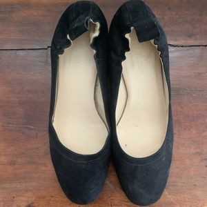 Everlane Black Suede Pumps